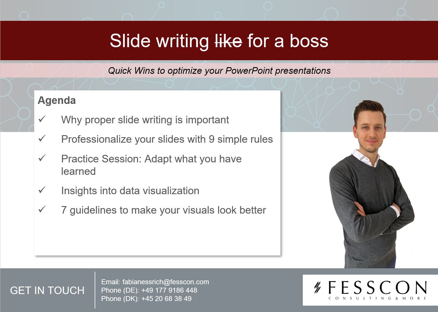 Slide Writing like a boss